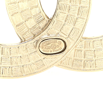 Chanel Enamel CC Brooch Black White 3 of 4