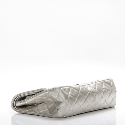 Chanel Metallic Lambskin Crystal 2.55 Reissue 227 Flap Pale Gold 4 of 18