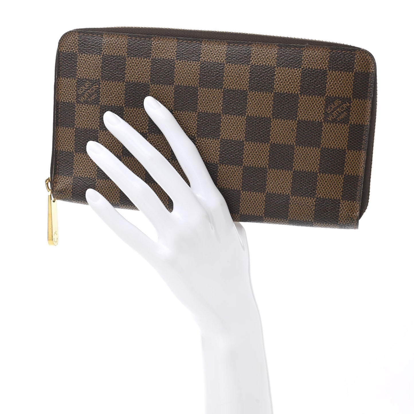 Damier Ebene Zippy Organizer Wallet