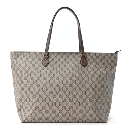 Gucci GG Supreme Monogram Medium Ophidia Shopping Tote Ebony 1 of 9