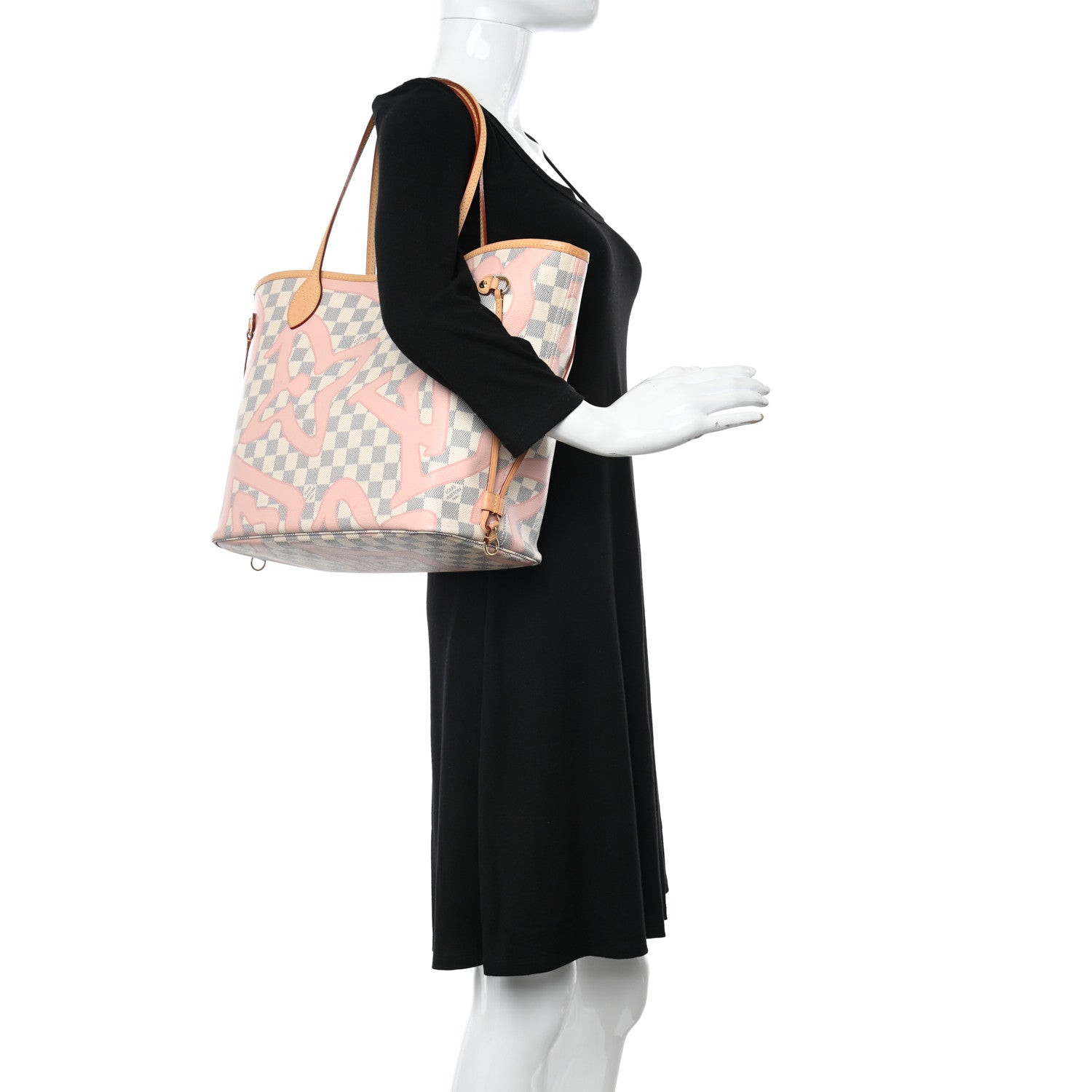 Louis Vuitton Damier Azur Tahitienne Neverfull MM 2 of 23