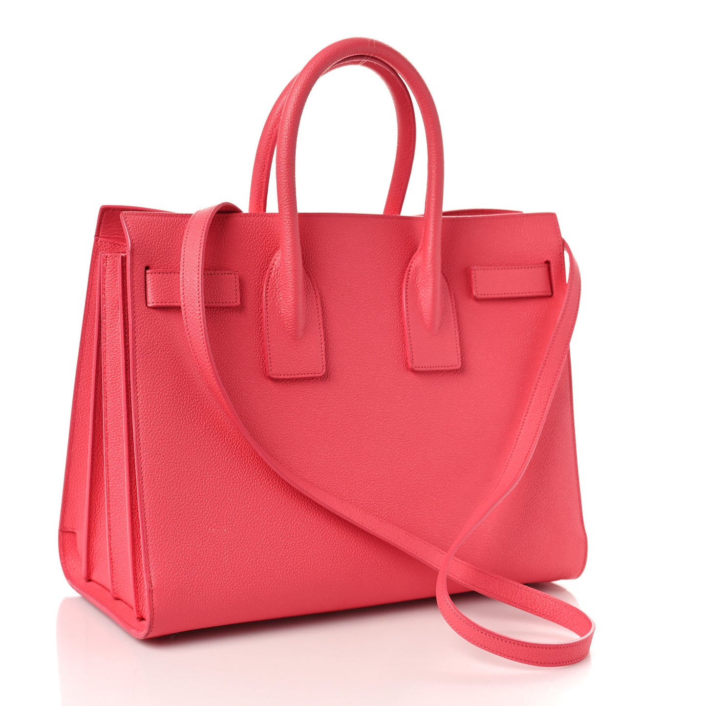 Grained Calfskin Small Sac De Jour Rose Clair
