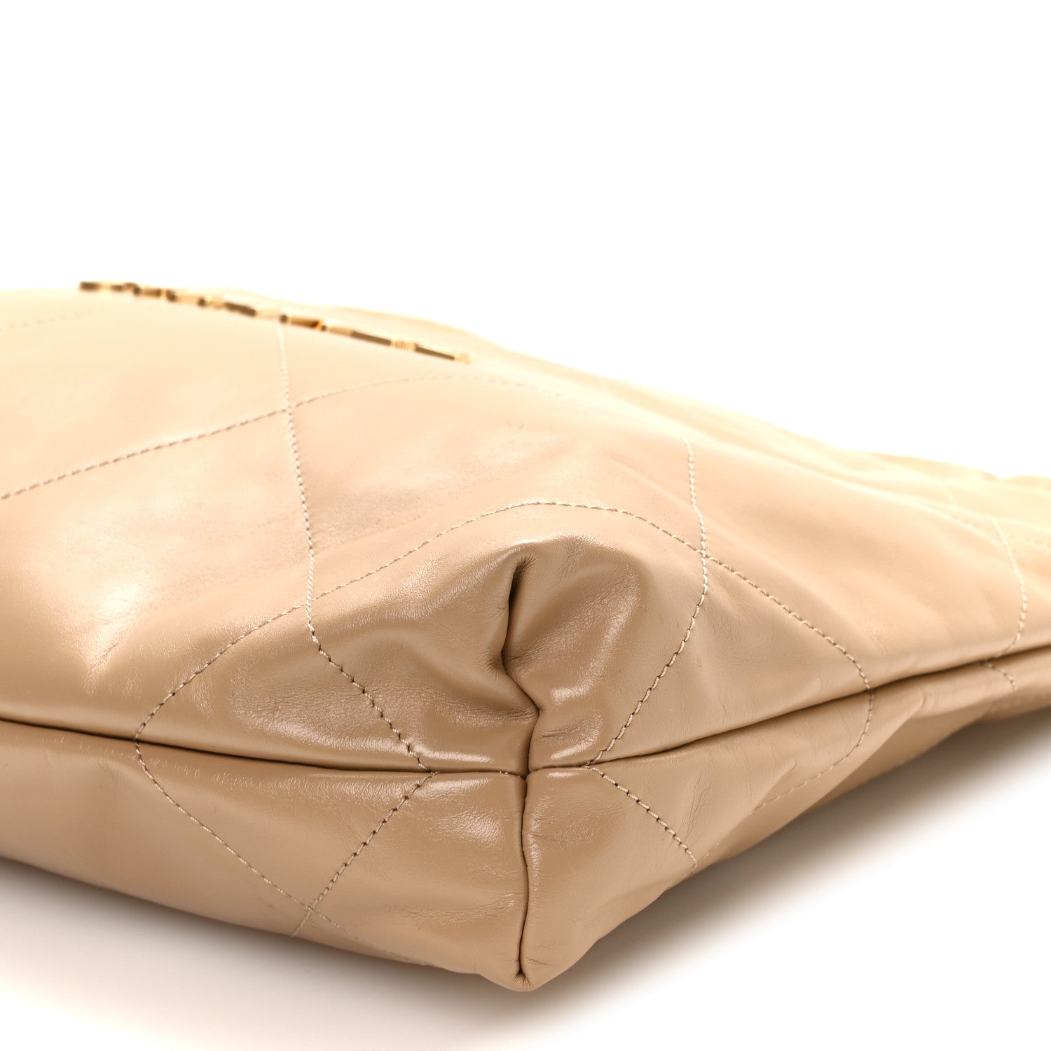 Chanel Shiny Calfskin Quilted Small Chanel 22 Beige 10 of 10