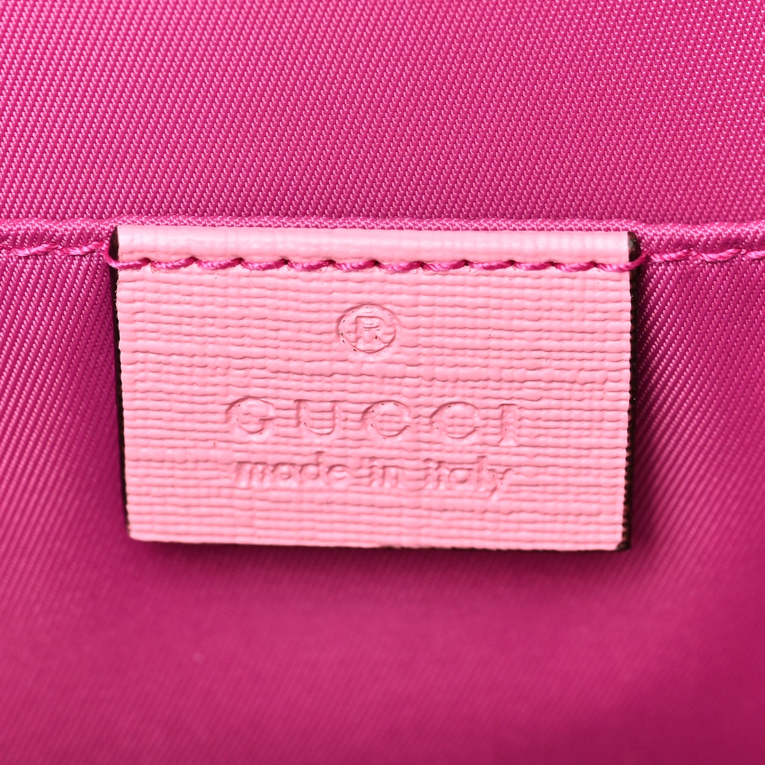 Gucci GG Supreme Monogram 3-D Strawberry Childrens Tote Beige Ebony Lotus Pink Fuxia Emerald 6 of 9