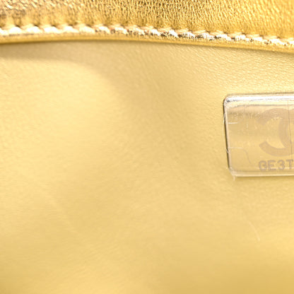 Chanel Metallic Lambskin Quilted Mini Rectangular Pearl Crush Flap  Gold 7 of 11