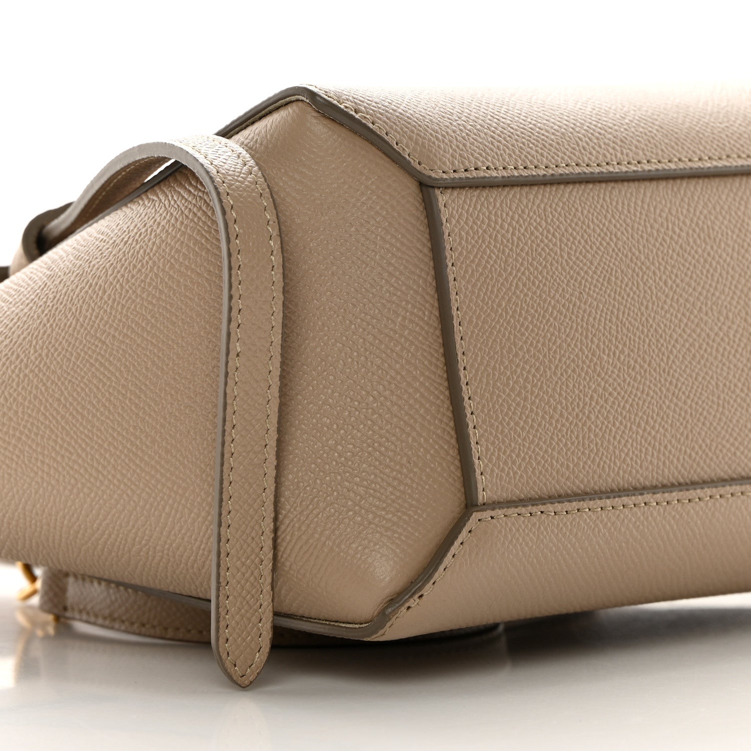 Celine Grained Calfskin Nano Belt Bag Light Taupe 9 of 14