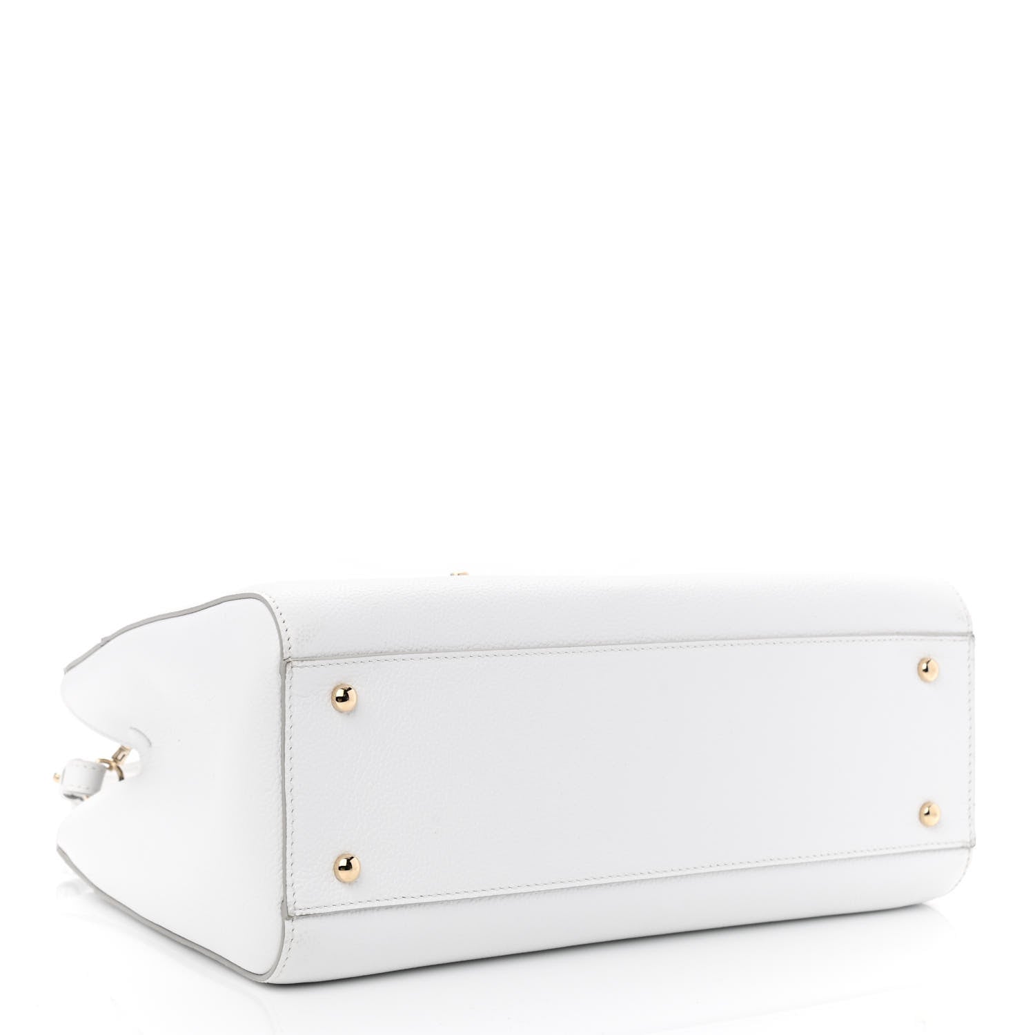 Chanel Grained Calfskin Small Neo Executive Shopper Tote White 3 of 9