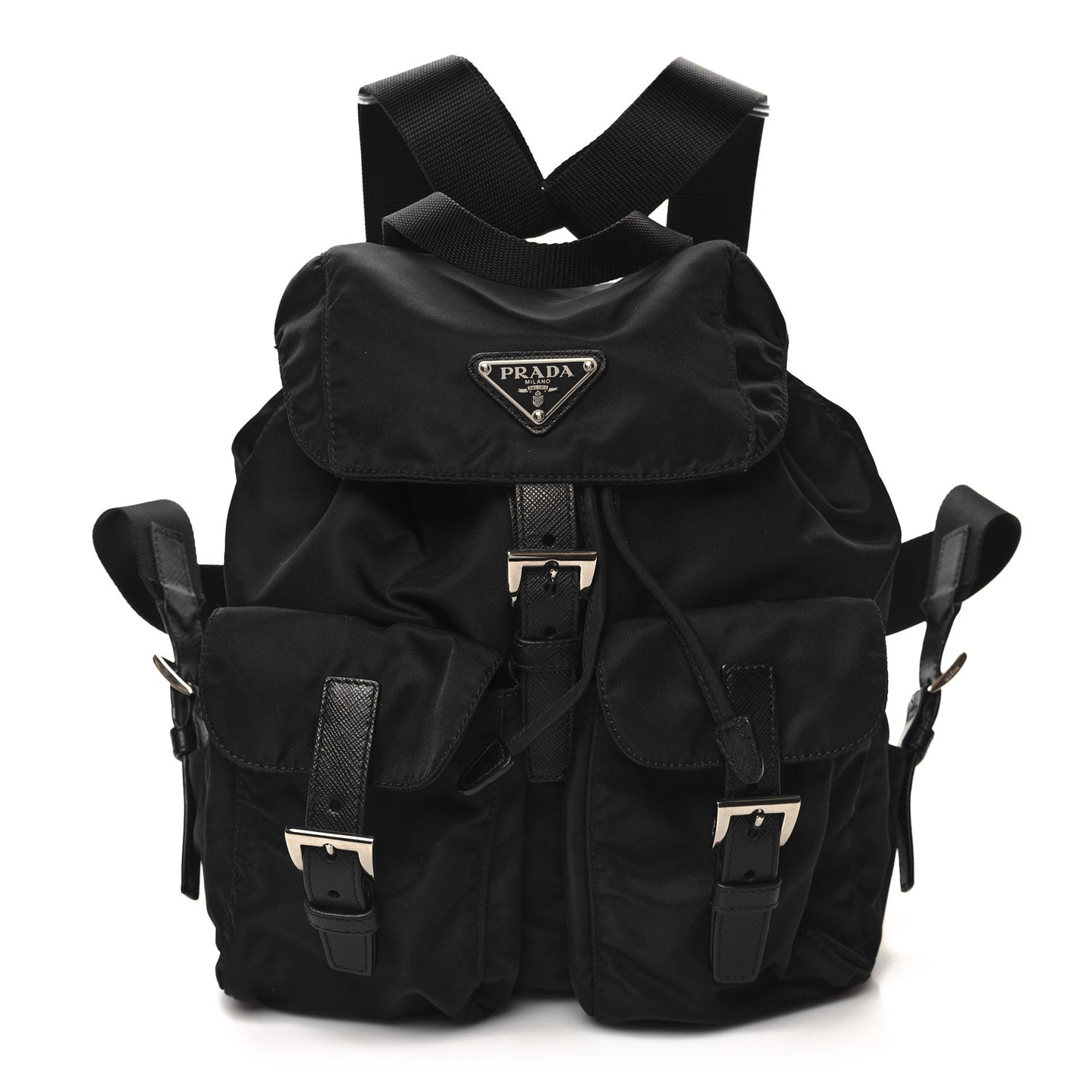 Tessuto Nylon Vela Small Backpack Black