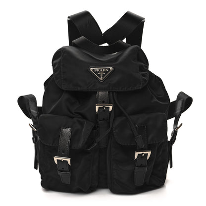 Prada Tessuto Nylon Vela Small Backpack Black 1 of 9