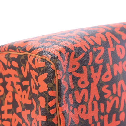 Louis Vuitton Monogram Graffiti Speedy 30 Orange 12 of 13