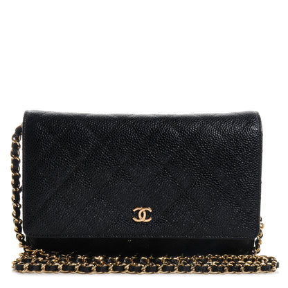Chanel Caviar Wallet on Chain WOC Black 1 of 8