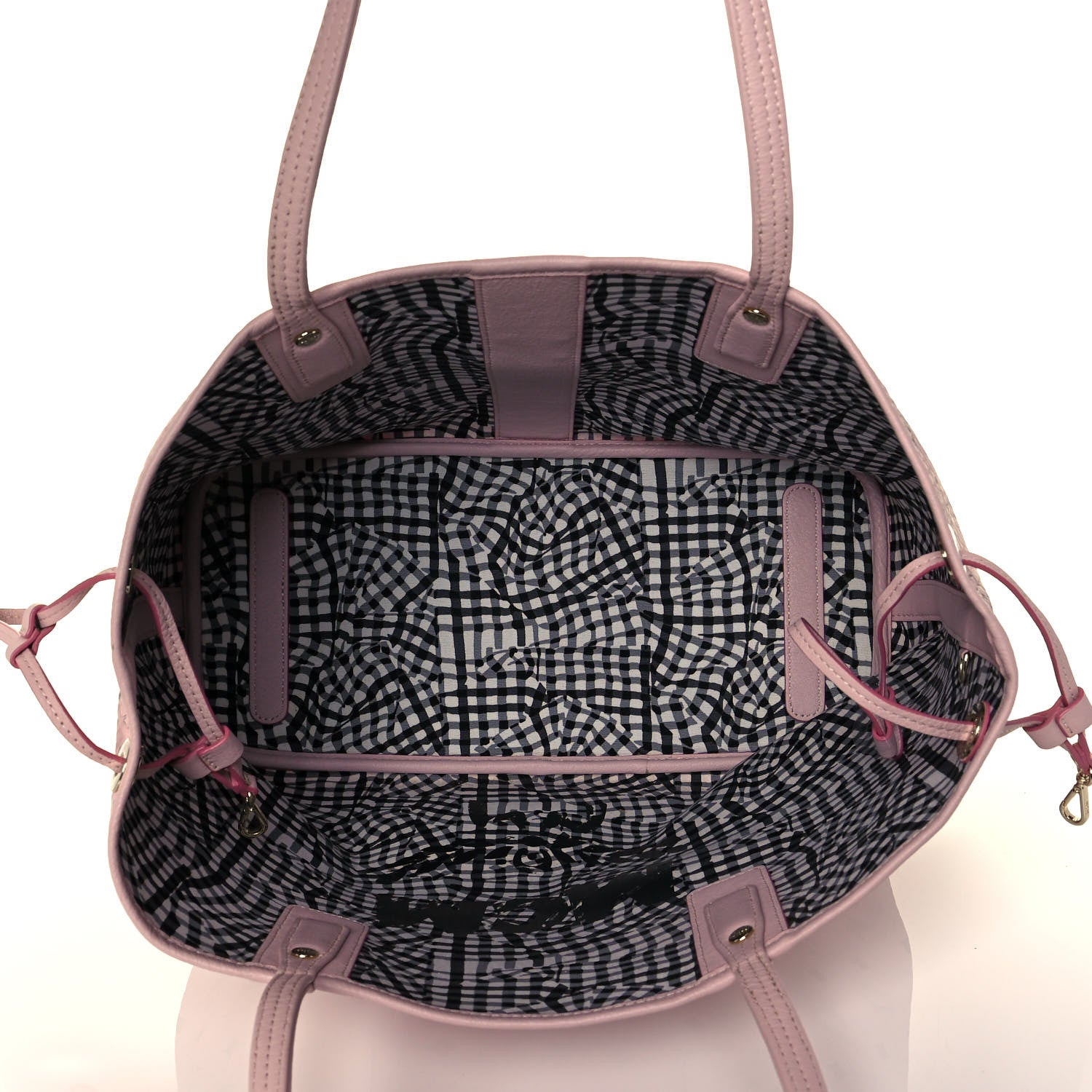MCM Visetos Medium Liz Reversible Shopper Tote Soft Pink 6 of 19