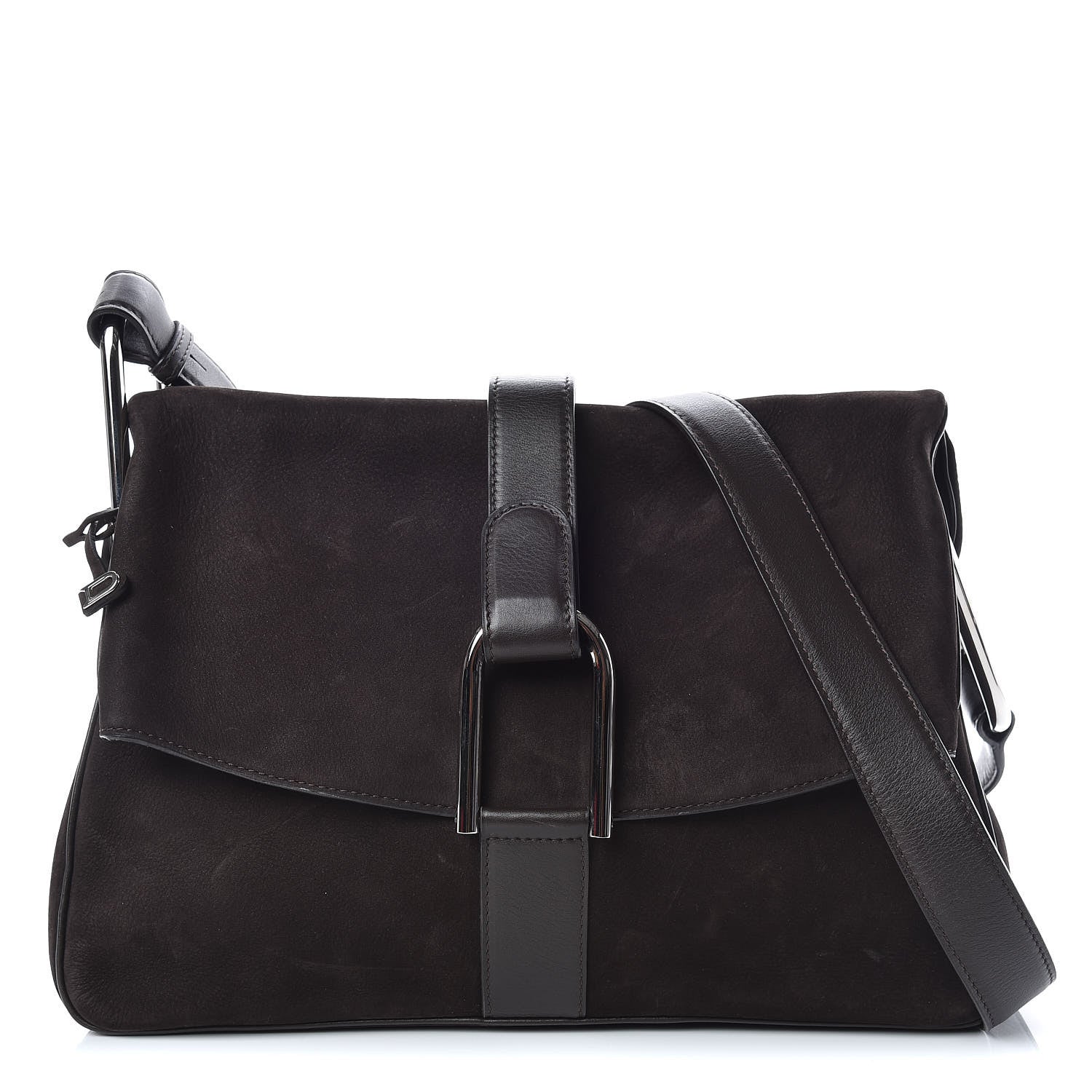 Delvaux Nubuck Givry Shoulder Bag 1 of 11
