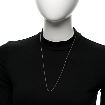 Tiffany 18K Rose Gold Chain Necklace 24" 2 of 5