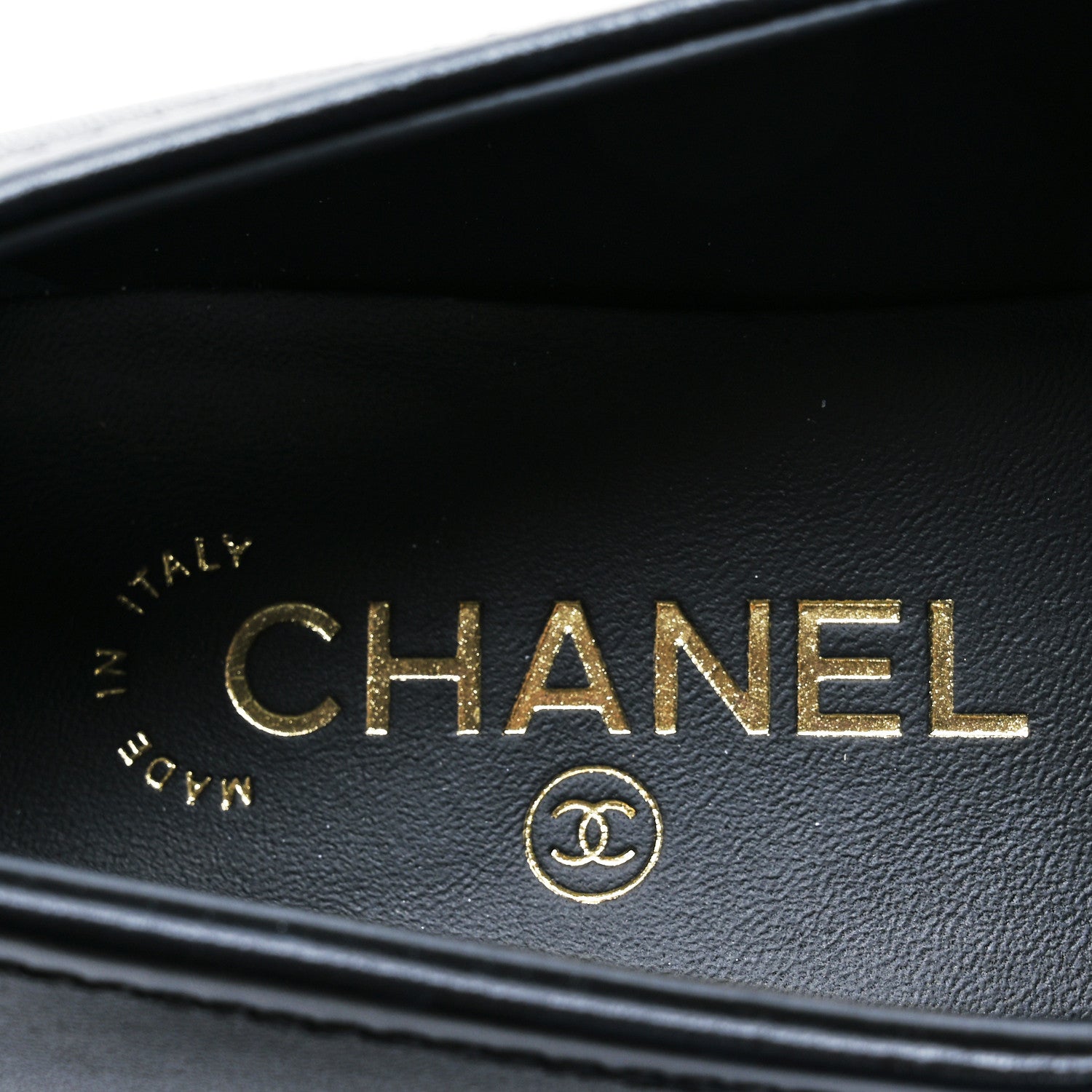 Chanel Lambskin Quilted CC Turnlock Loafers 37.5 Black 8 of 10