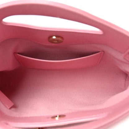 Chanel Shiny Lambskin Quilted Nano 31 Shopping Bag Pink 5 of 11