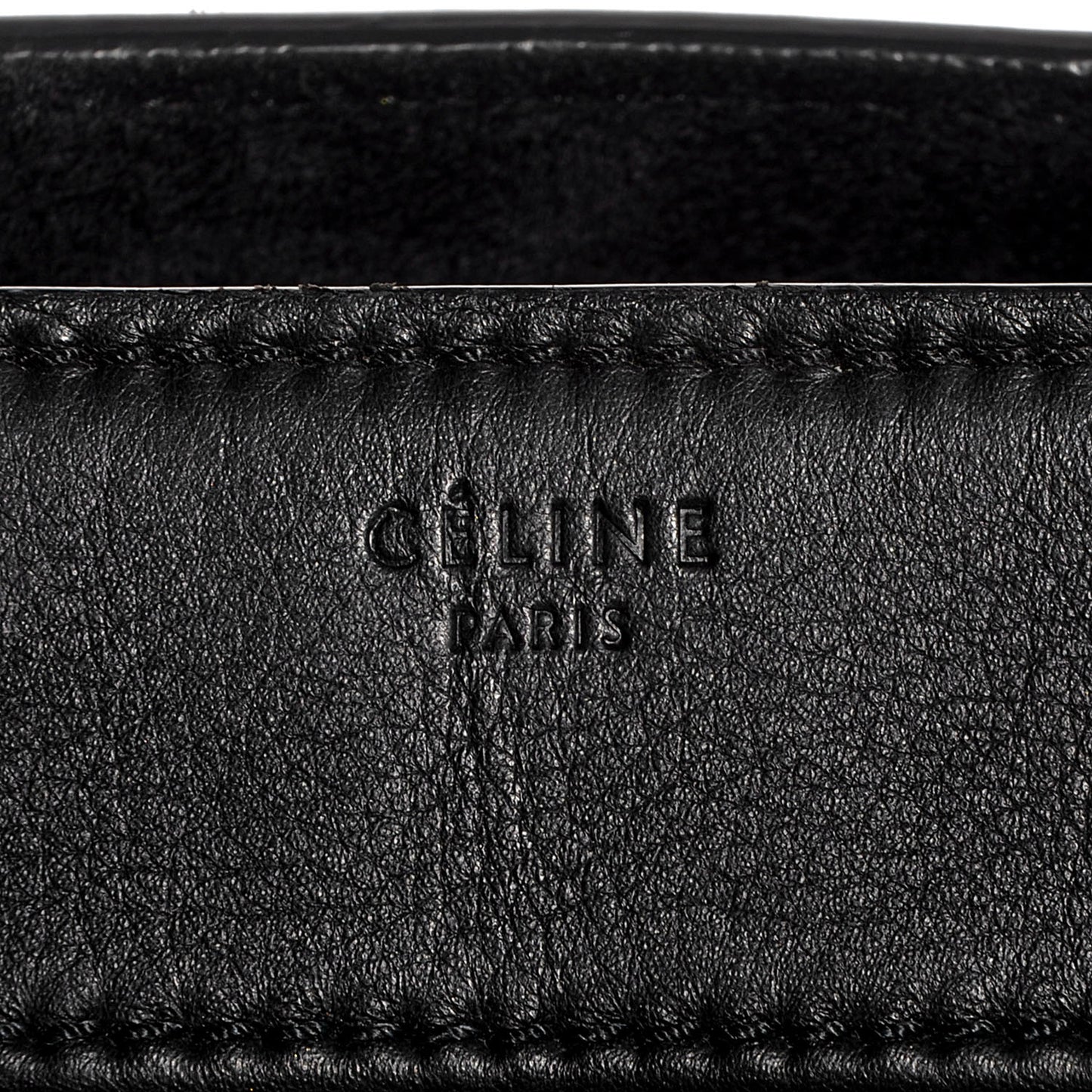 Supple Calfskin Medium Phantom Luggage Black