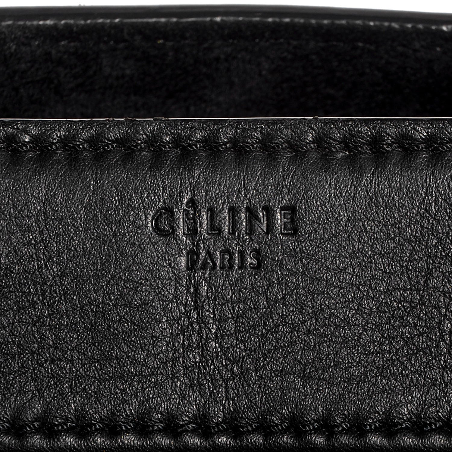 Celine Supple Calfskin Medium Phantom Luggage Black 8 of 9