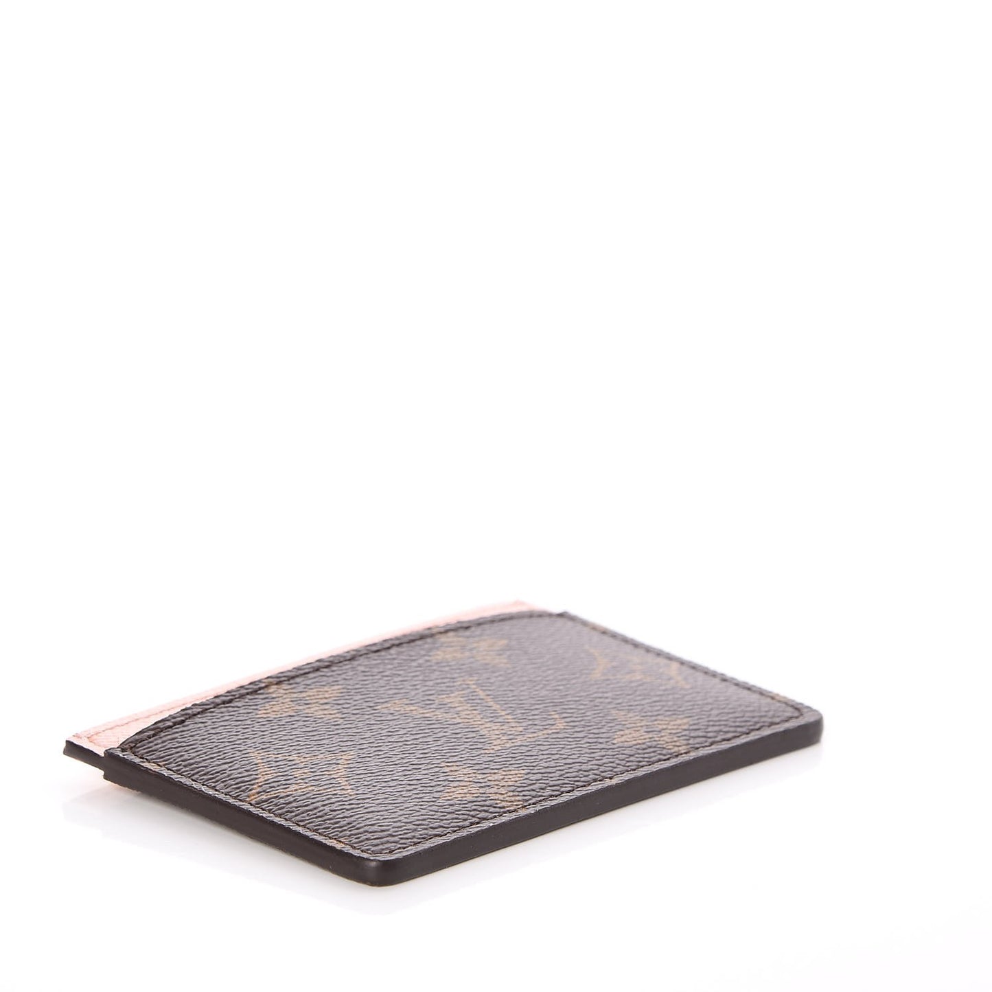 Monogram Card Holder Rose Nacre