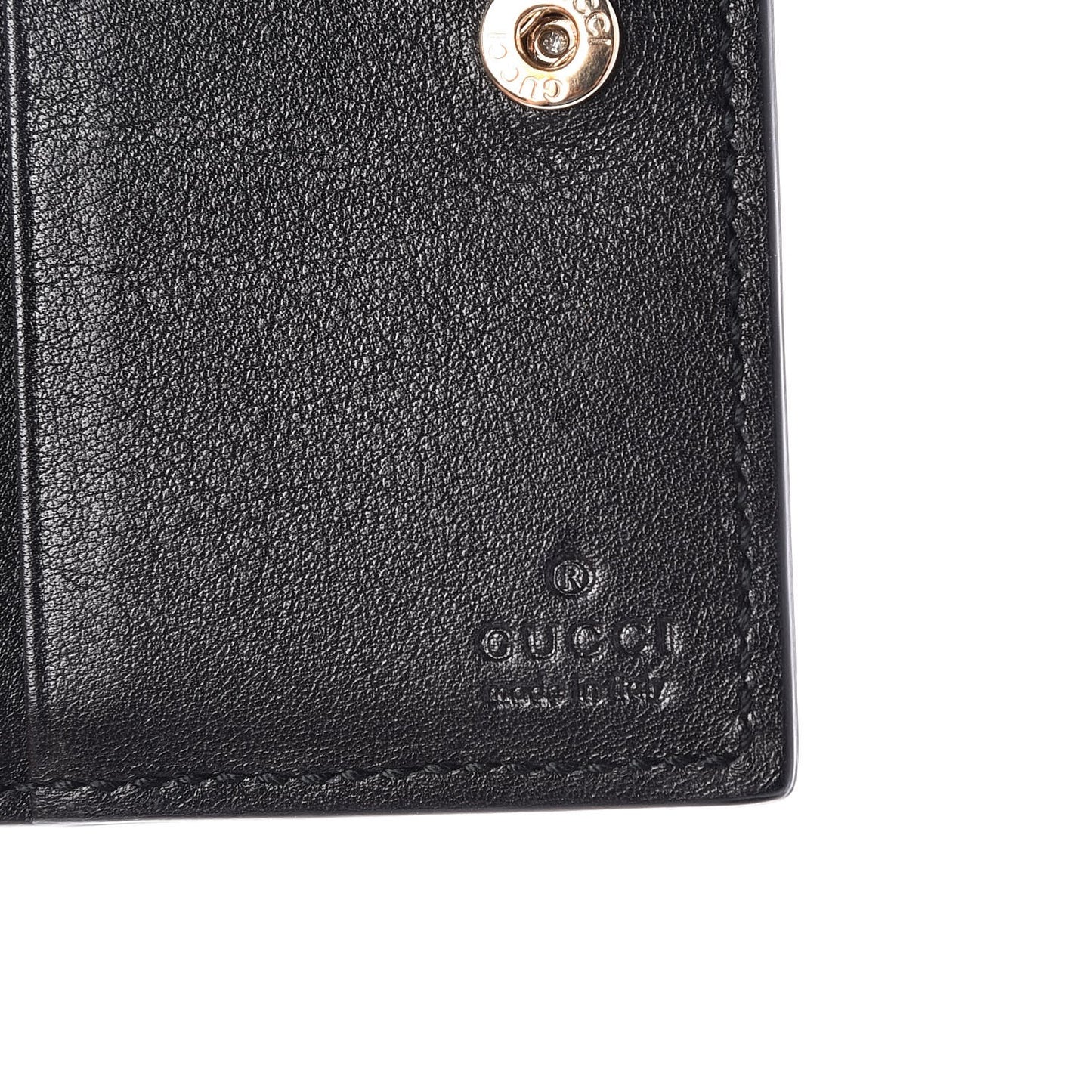 Microguccissima Card Case Black