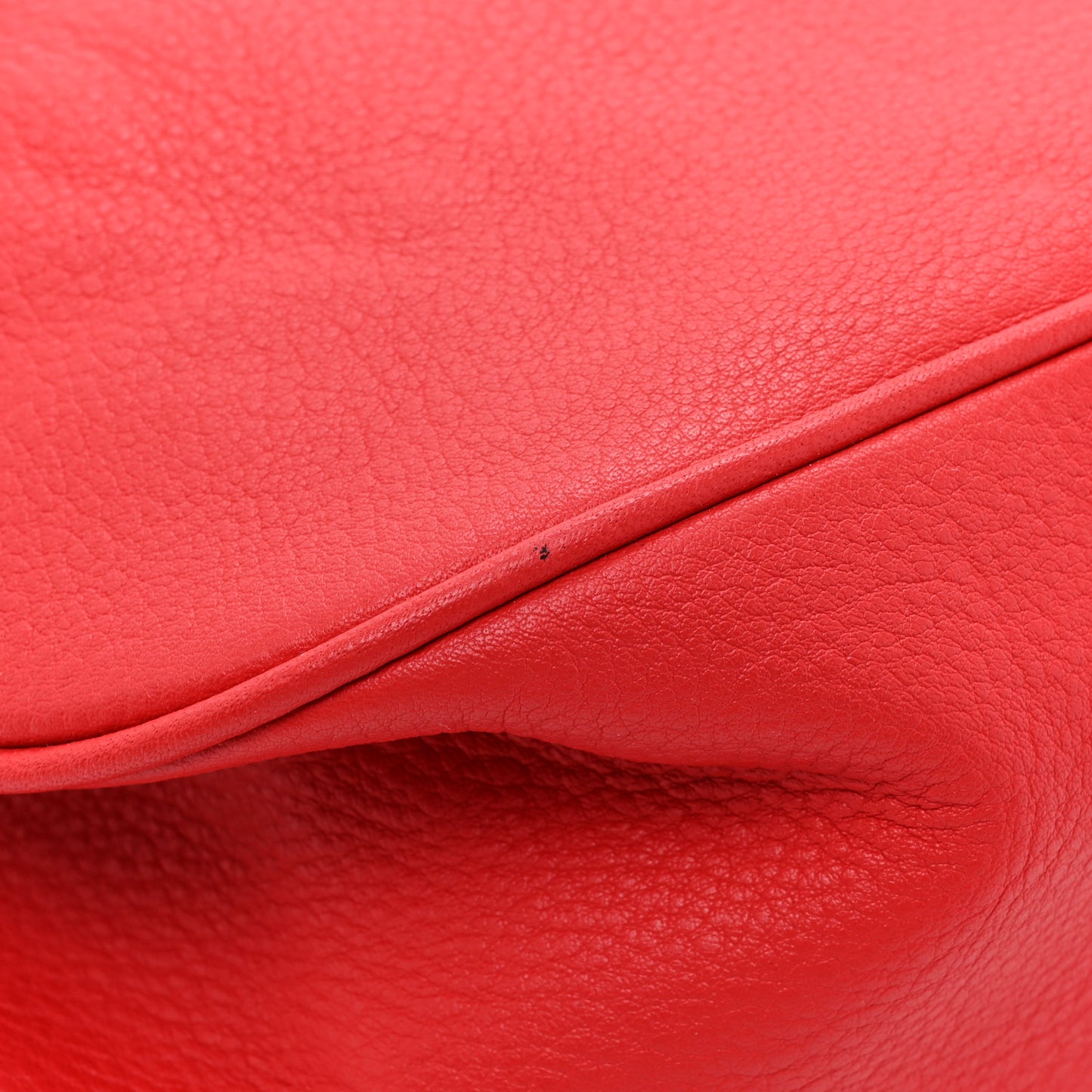 Pebbled Calfskin Too Hot To Handle Hobo Red