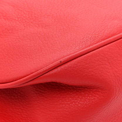 Marc Jacobs Pebbled Calfskin Too Hot To Handle Hobo Red 9 of 11