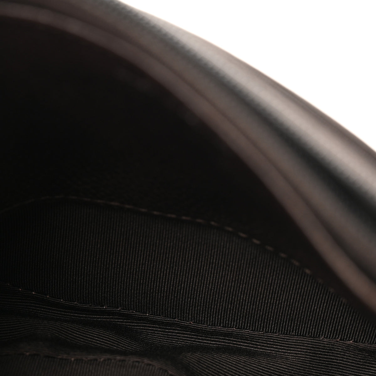Caviar Half Moon Wallet On Chain WOC Brown