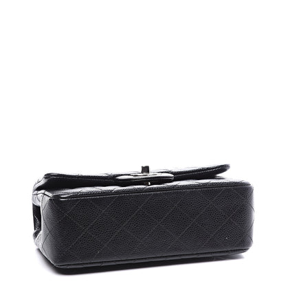 Chanel Caviar Quilted Mini Rectangular Flap Black 3 of 9