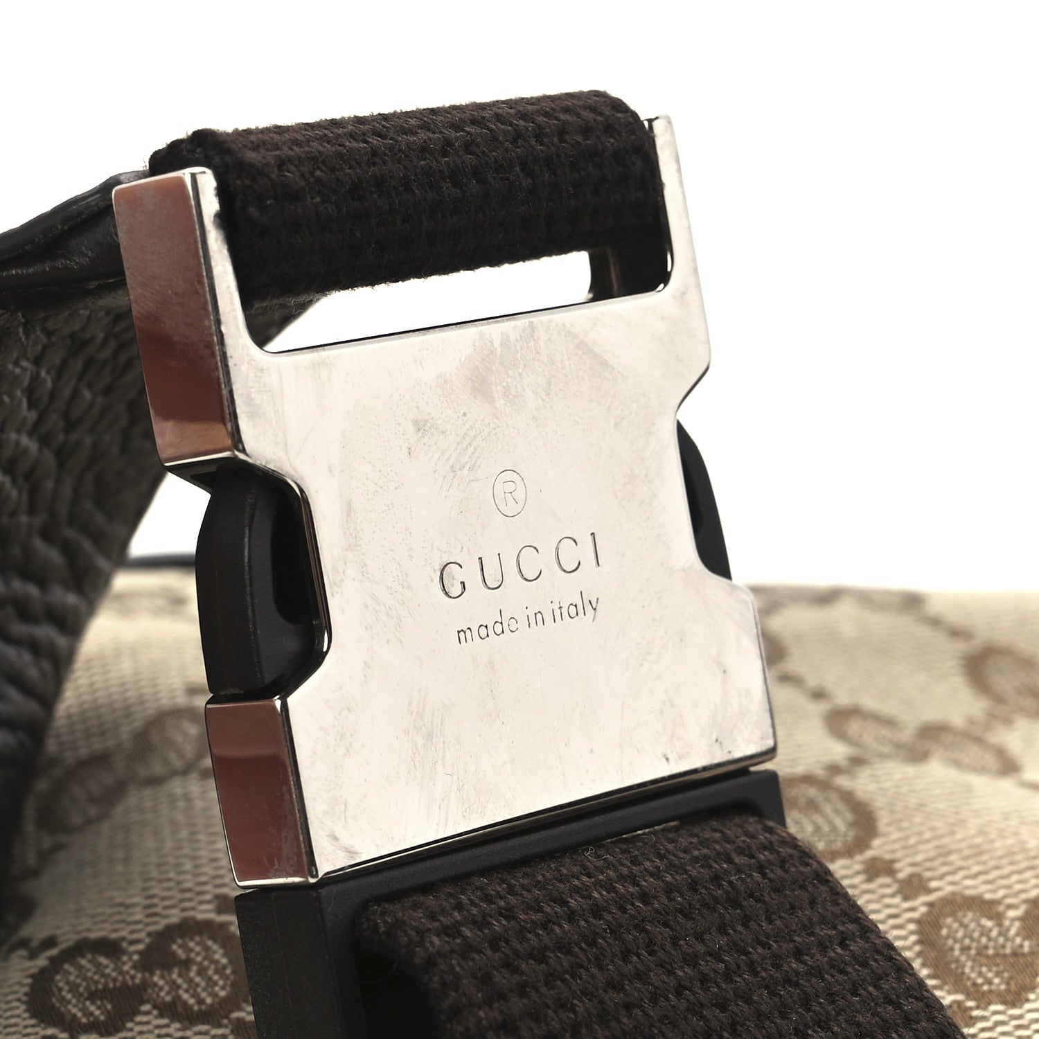 Gucci Monogram Belt Bag Dark Brown 9 of 14
