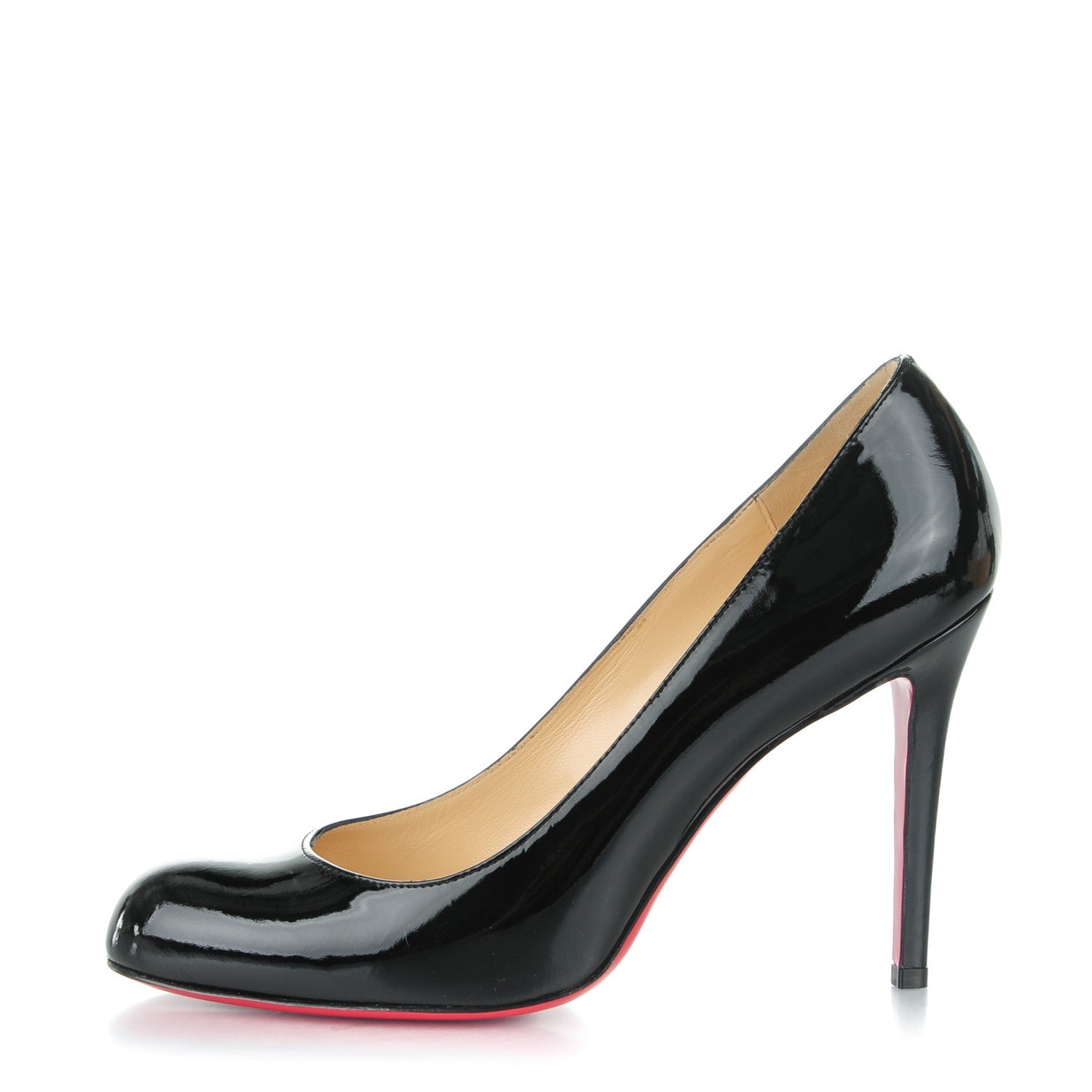 Christian Louboutin Patent Simple 100 Pumps 38.5 Black 1 of 7