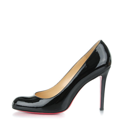 Christian Louboutin Patent Simple 100 Pumps 38.5 Black 1 of 7