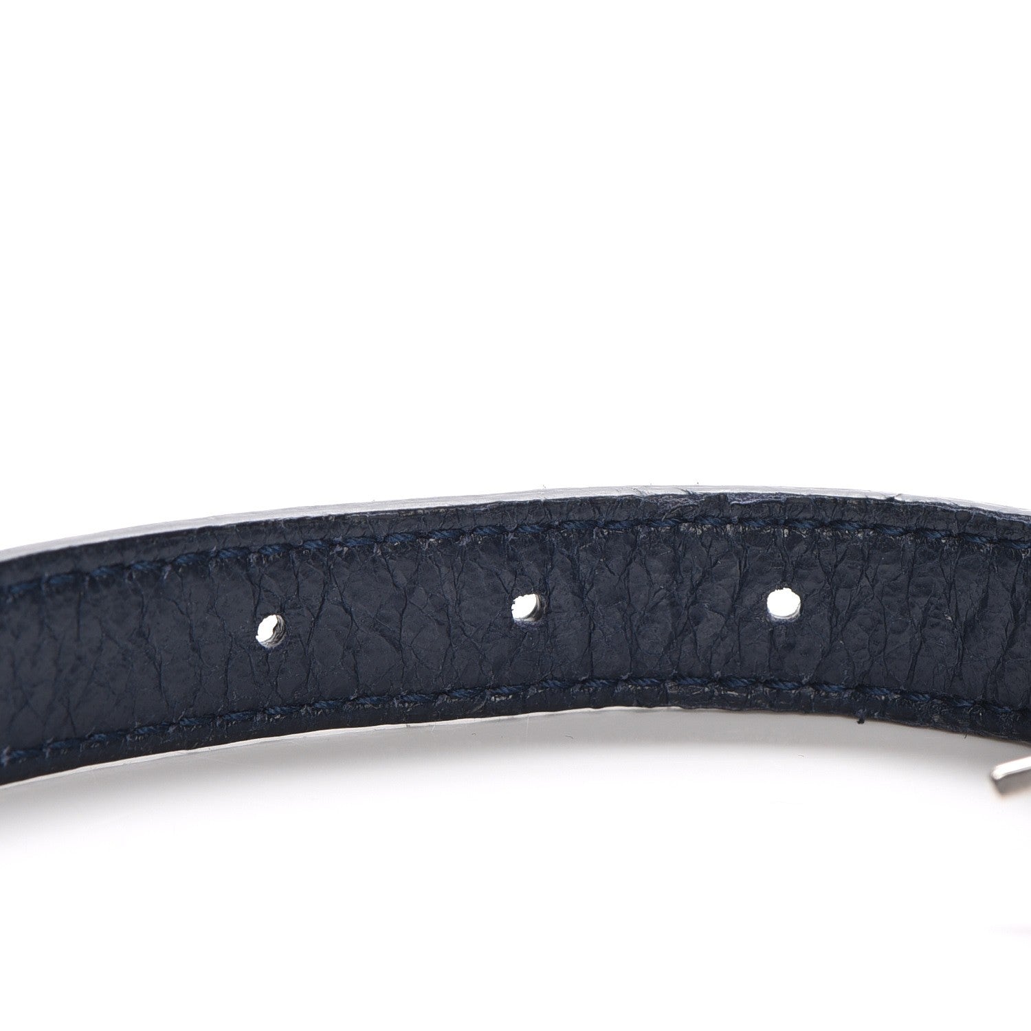 Balenciaga Agneau Arena Giant 12 Silver Hardware Triple Tour Bracelet S Bleu Obscur 5 of 16