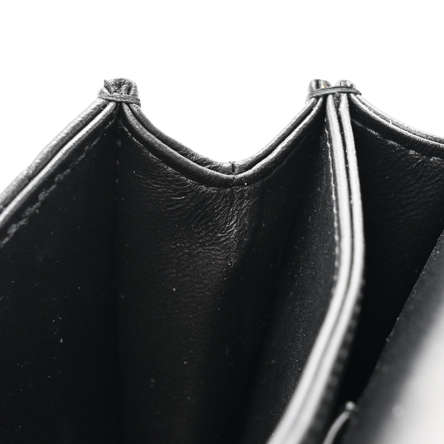 Christian Dior Lambskin Cannage Butterfly Studs Miss Dior Pouch Black 13 of 14