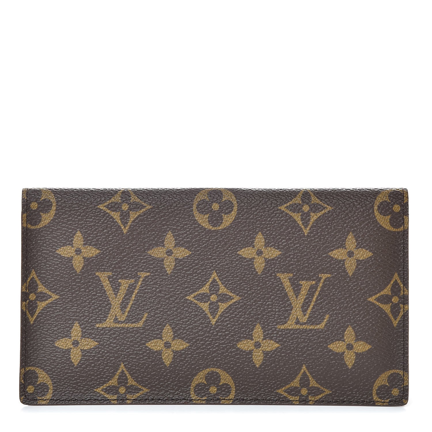 Louis Vuitton Monogram Simple Checkbook Holder Wallet 1 of 10
