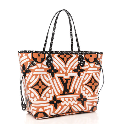 Louis Vuitton Monogram Giant Crafty Neverfull MM Creme Caramel 4 of 13