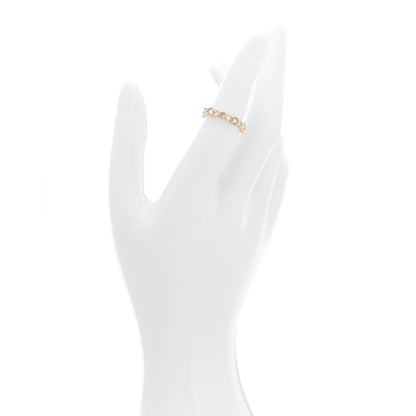Tiffany 18K Rose Gold Diamond Narrow Cobblestone Band Ring 50 5.25 3 of 10