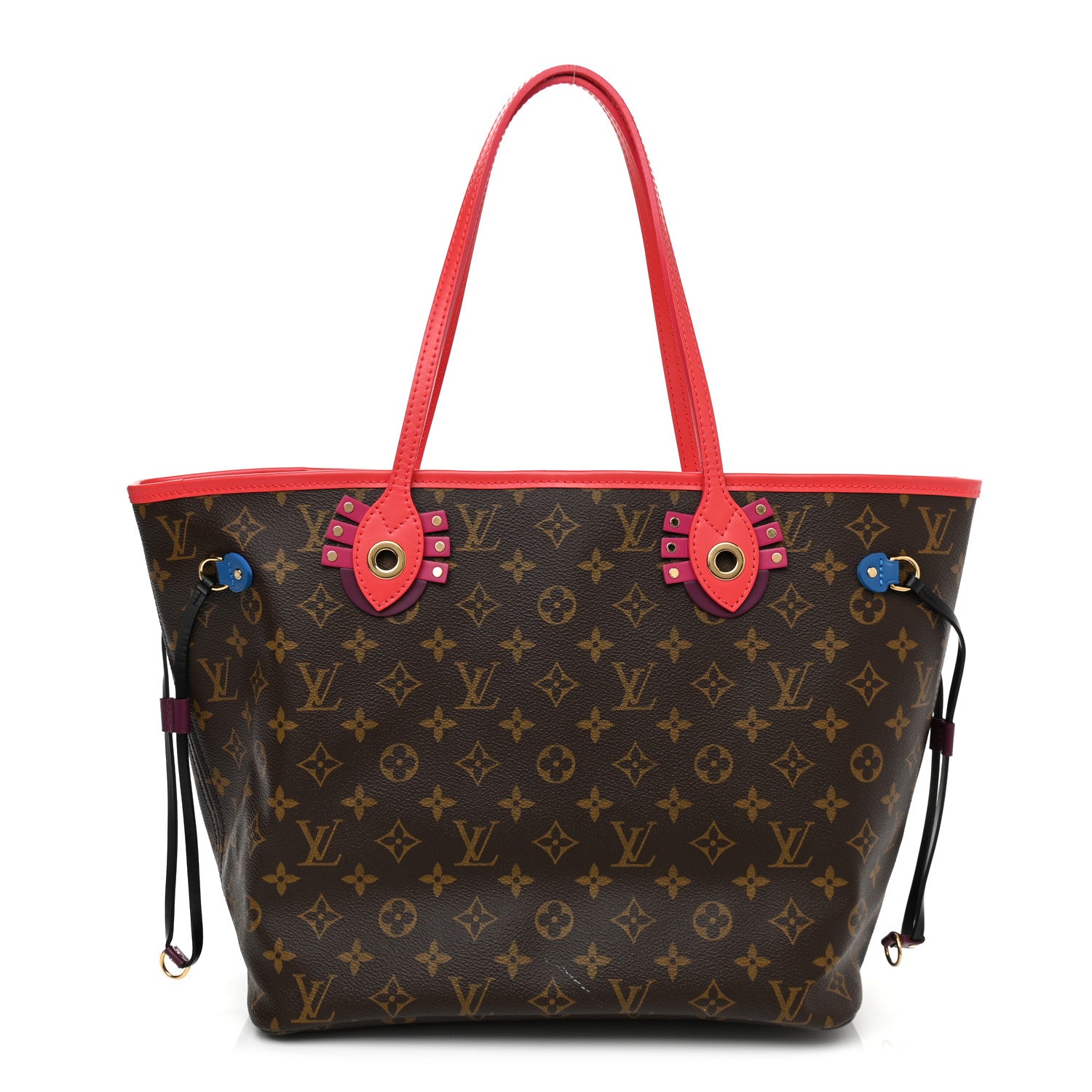 Louis Vuitton Monogram Totem Neo Neverfull MM Flamingo 3 of 12