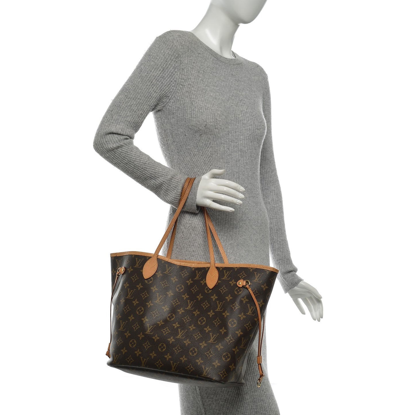 Monogram Neo Neverfull MM Rose Ballerine