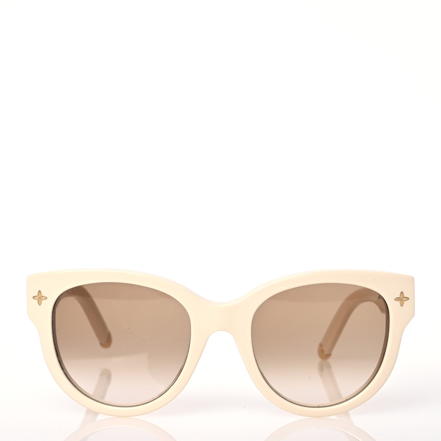 Louis Vuitton Acetate My Monogram Soft Cat Eye Sunglasses Z1707W White 2 of 10