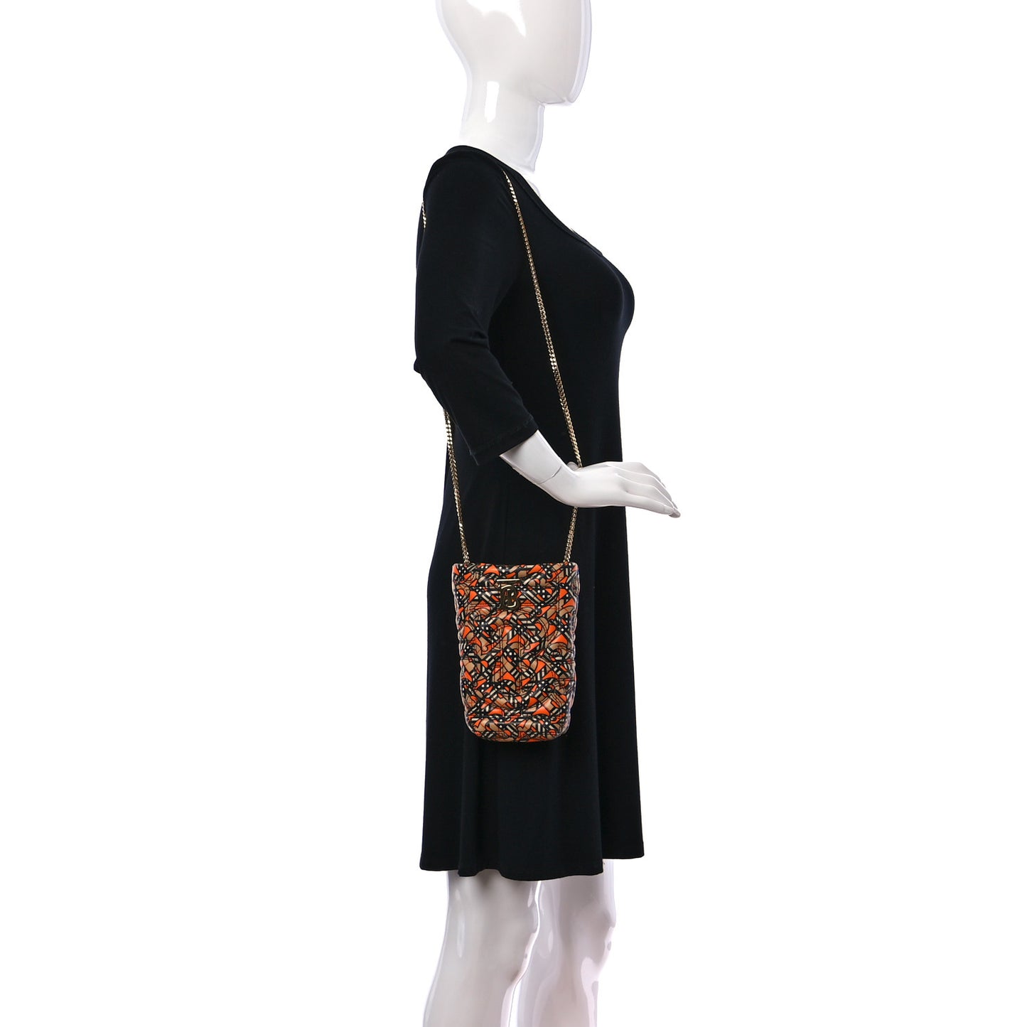 Lambskin Monogram Micro Lola Bucket Bag