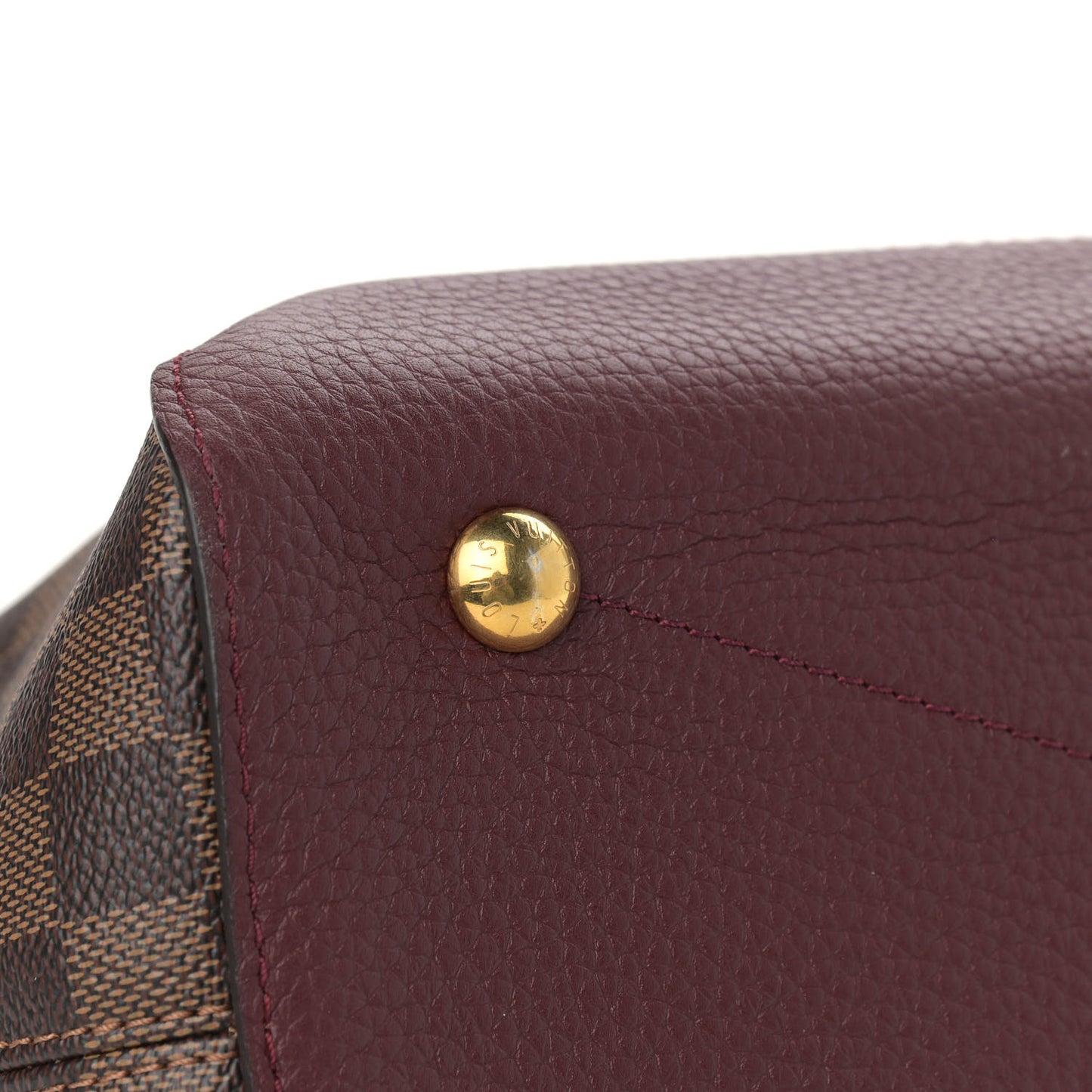 Damier Ebene Cuir Taurillon Hyde Park Fuchsia