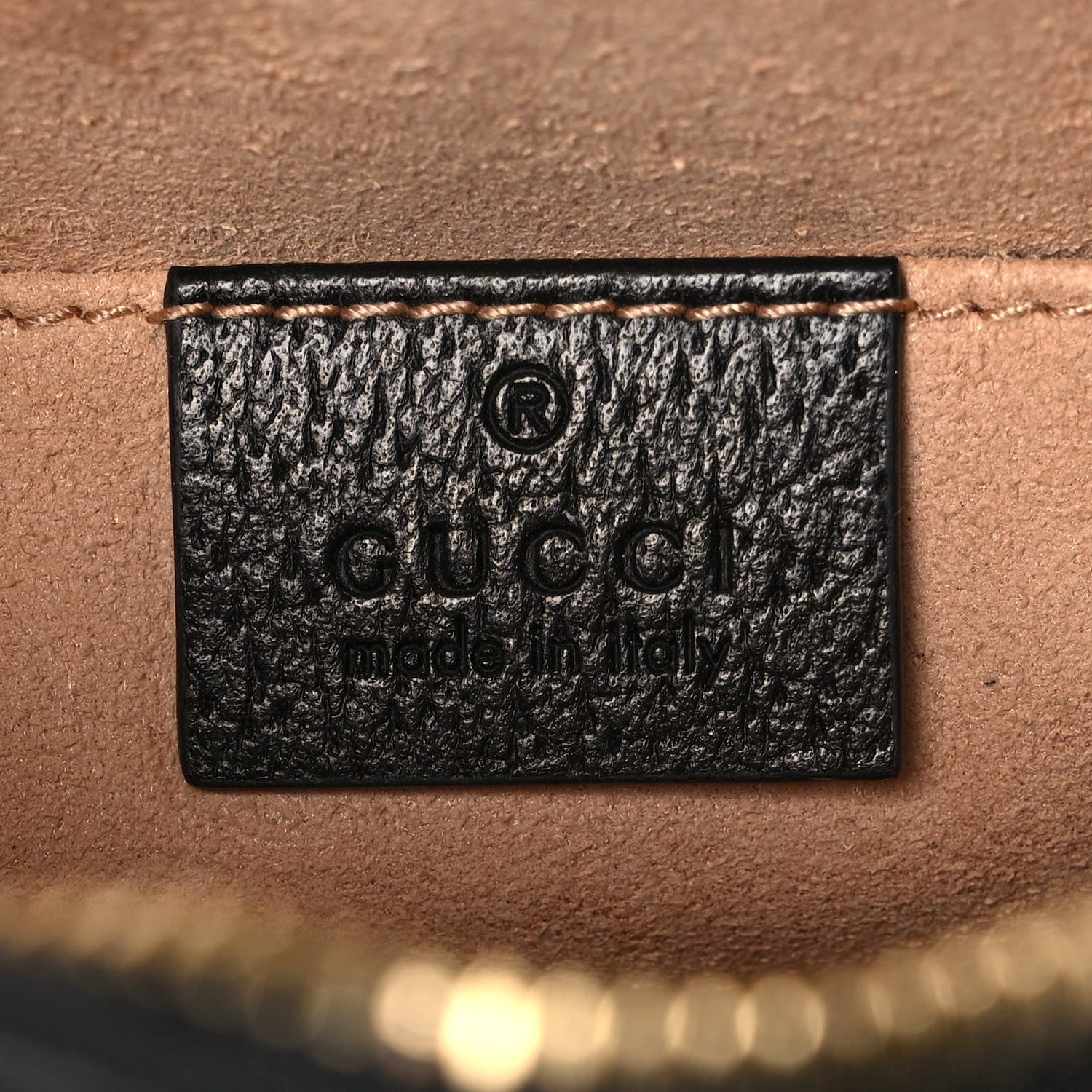 Gucci Calfskin Web Mini Ophidia Shoulder Bag Black 6 of 11