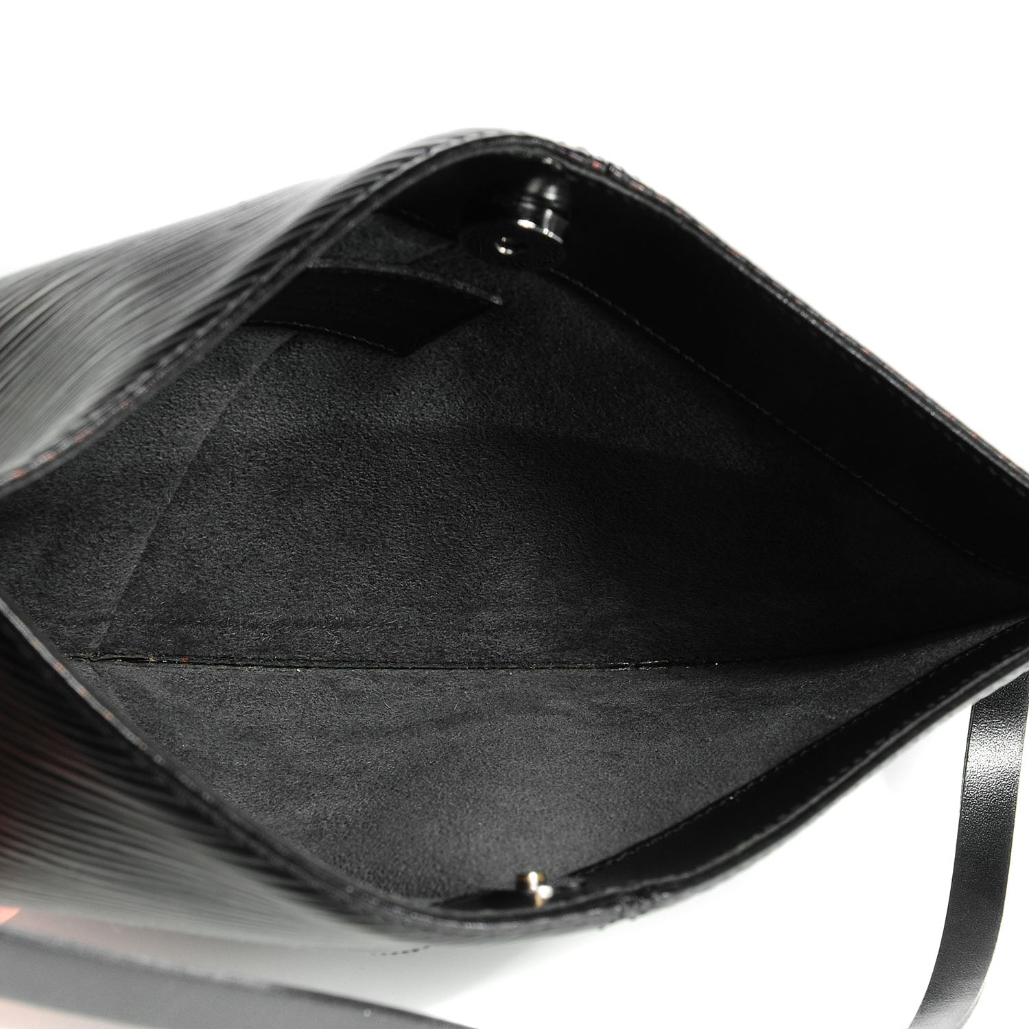 Louis Vuitton Epi Demi Lune Pochette Black 5 of 7