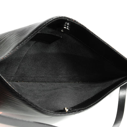 Louis Vuitton Epi Demi Lune Pochette Black 5 of 7