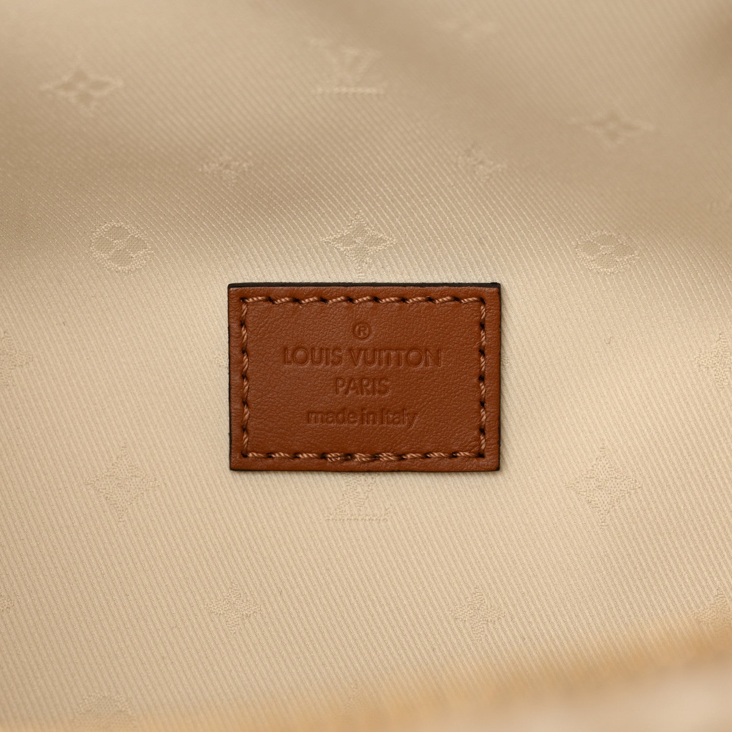 Louis Vuitton Shearling Monogram LV Ski Bumbag Cream Brown 6 of 10