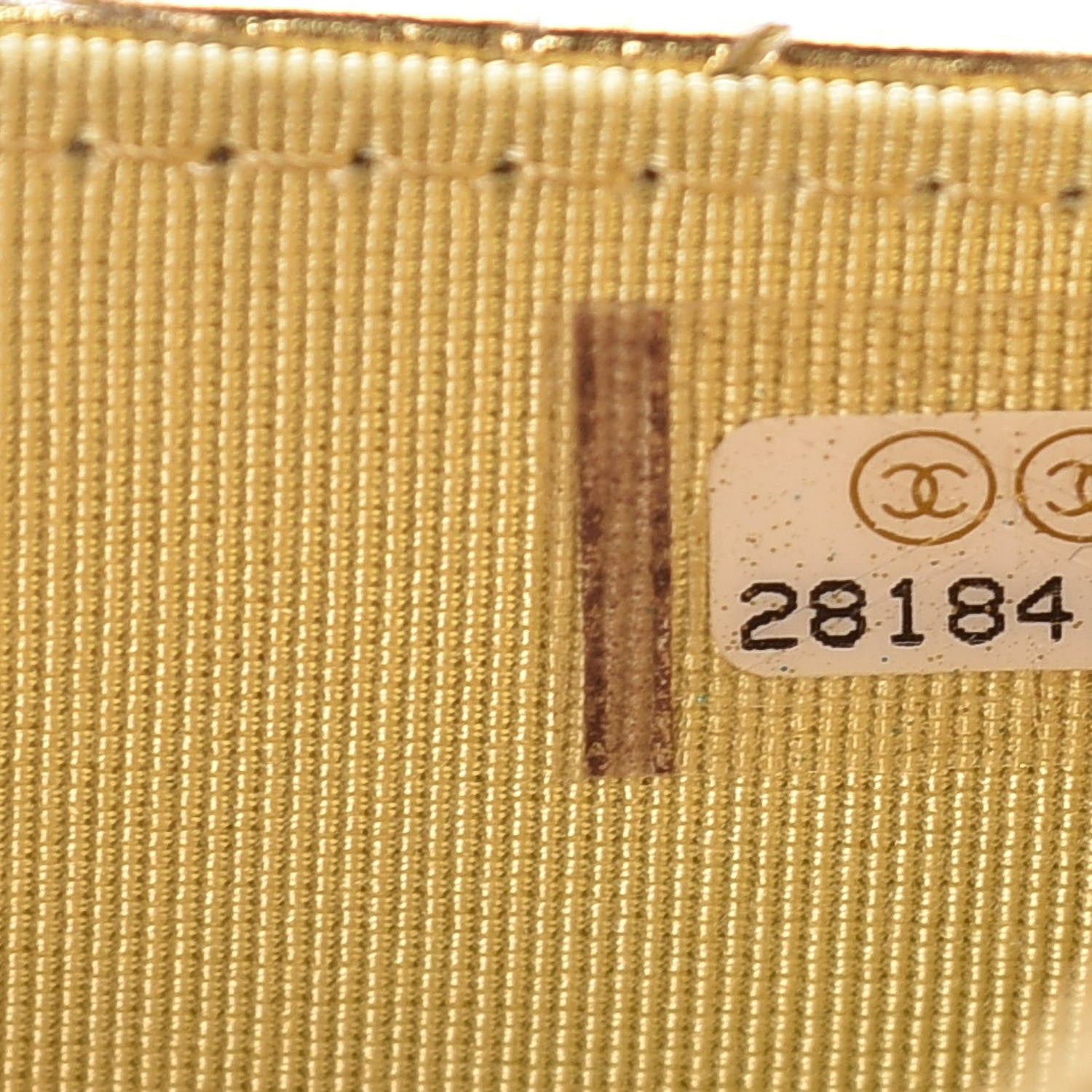 Chanel Metallic Calfskin Crocodile Embossed Cocodile Wallet On Chain WOC Gold 8 of 13