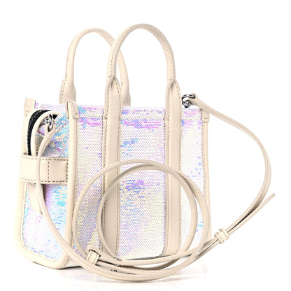 Marc Jacobs Sequin Mini The Tote Bag Iridescent 3 of 13