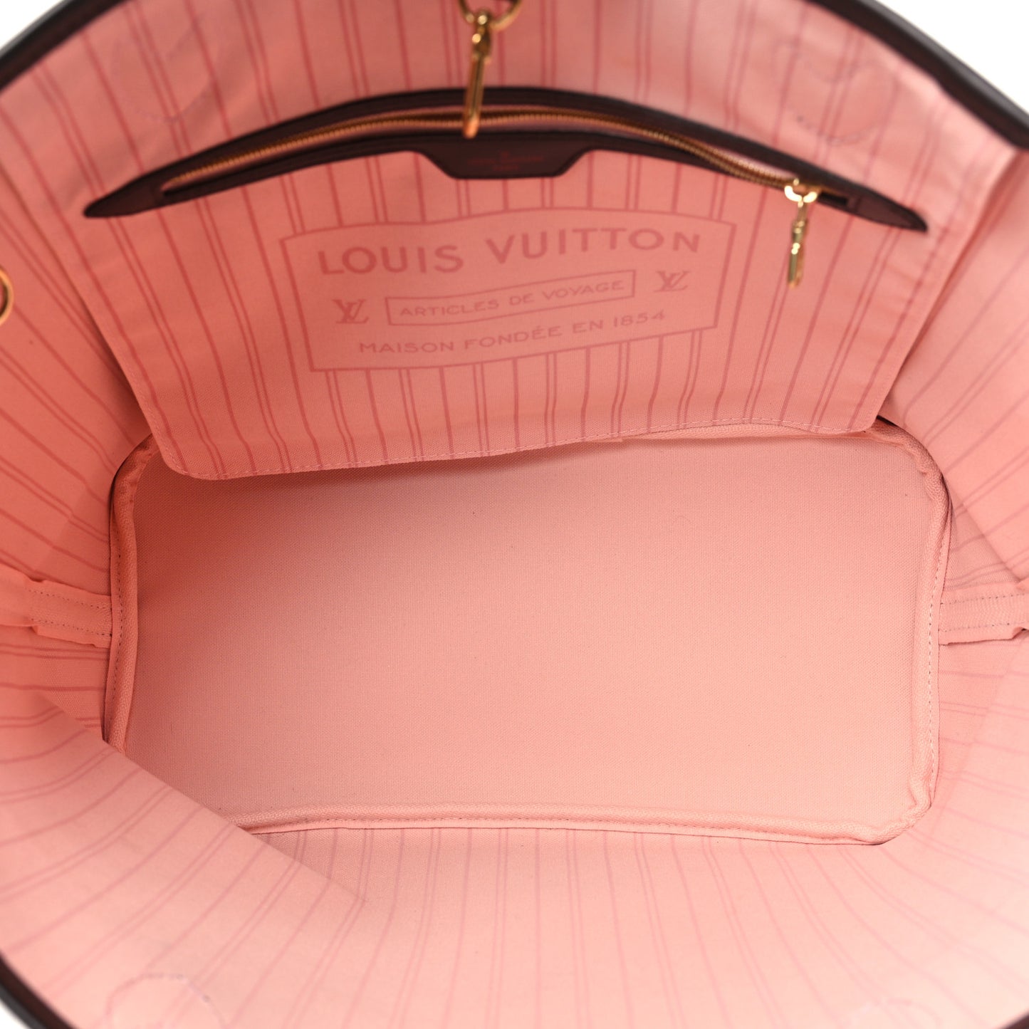 Damier Ebene Neo Neverfull MM Rose Ballerine