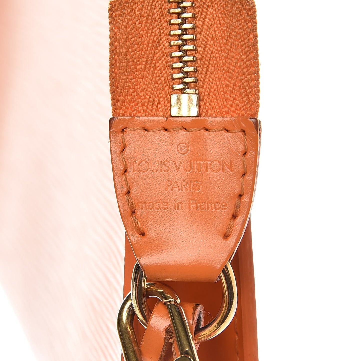 Epi Pochette Accessories 24 Mandarin