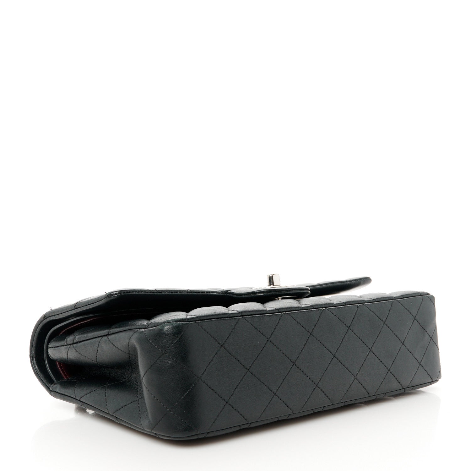 Chanel Lambskin Quilted Medium Double Flap Black 4 of 12